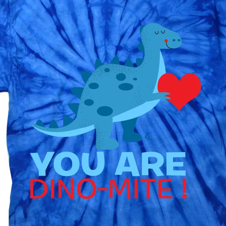 Dinosaur Funny Gift You Are Dinofunny Giftmite Gift Tie-Dye T-Shirt