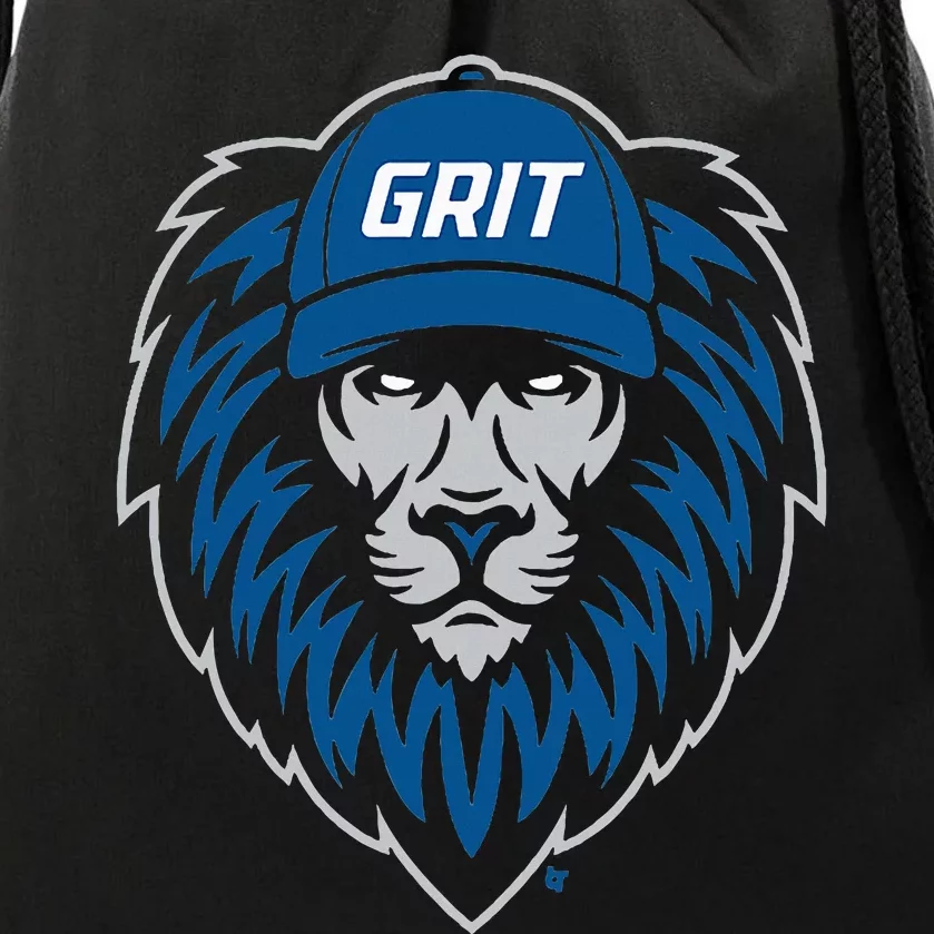 Detroit Football Grit Drawstring Bag