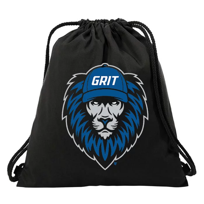 Detroit Football Grit Drawstring Bag