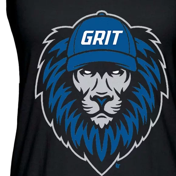 Detroit Football Grit Ladies Essential Flowy Tank