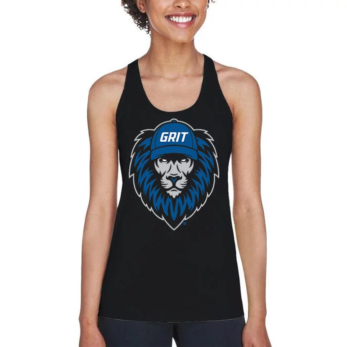 Detroit Football Grit Women's Racerback Tank