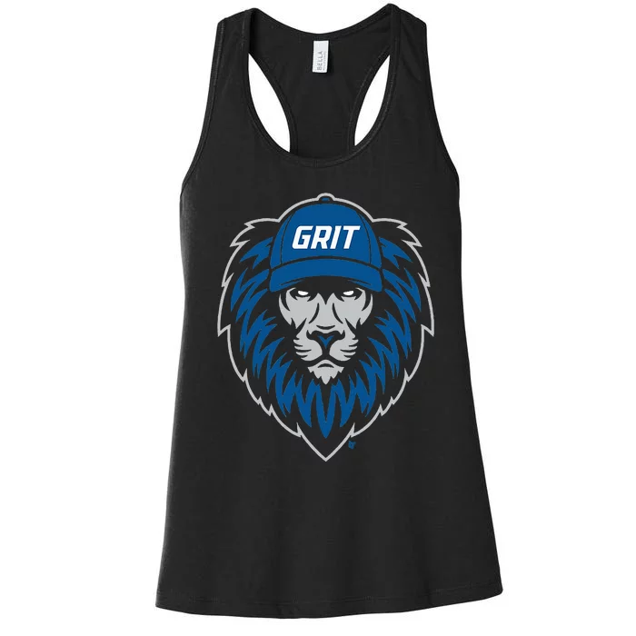 Detroit Football Grit Women's Racerback Tank