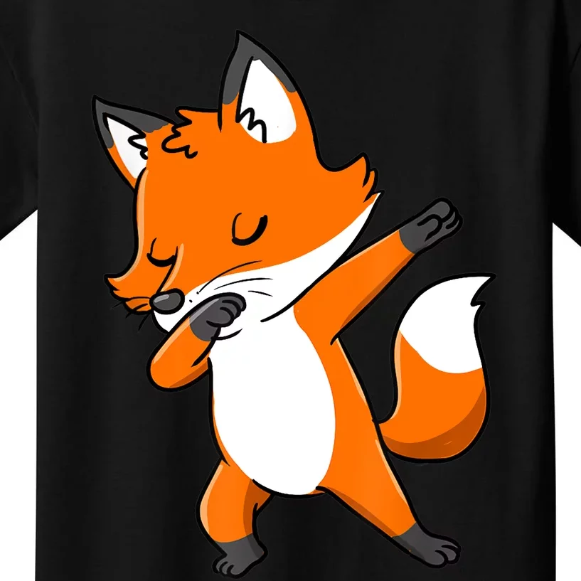 Dabbing Fox Gift For Fox Lover Gift Kids T-Shirt