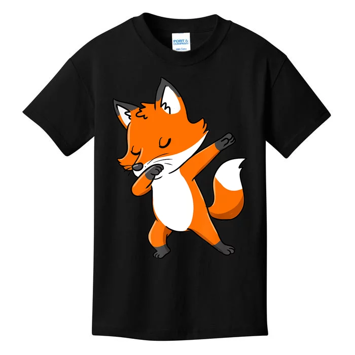 Dabbing Fox Gift For Fox Lover Gift Kids T-Shirt