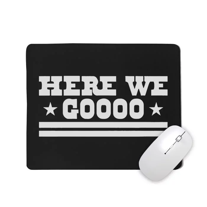 Dallas Football Here We Go Mousepad