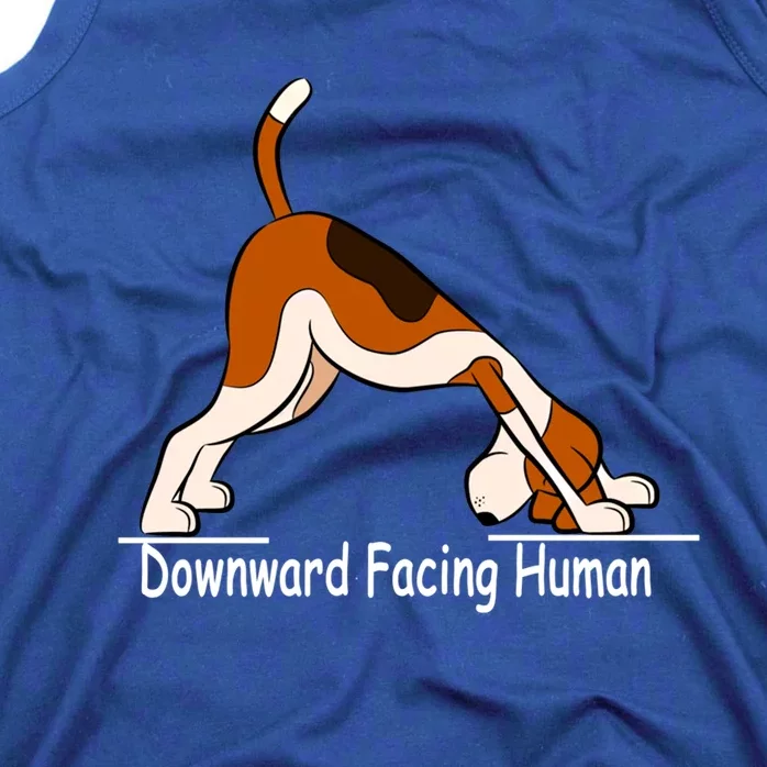 Downward Facing Hu Funny Yoga Gift Tank Top