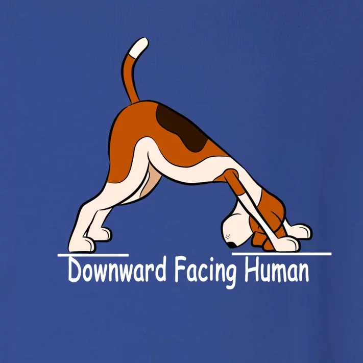 Downward Facing Hu Funny Yoga Gift Toddler Long Sleeve Shirt