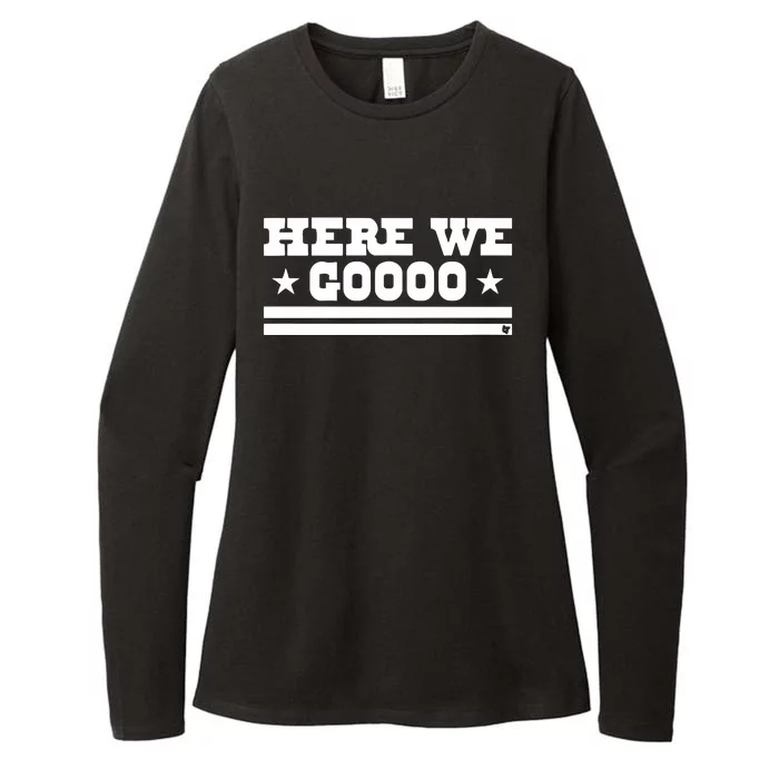 Dallas Football Here We Go Womens CVC Long Sleeve Shirt