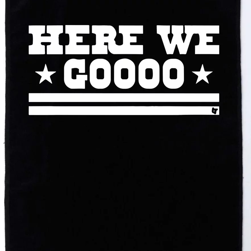 Dallas Football Here We Go Platinum Collection Golf Towel