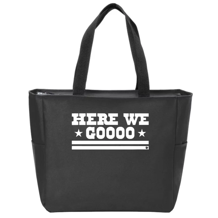 Dallas Football Here We Go Zip Tote Bag