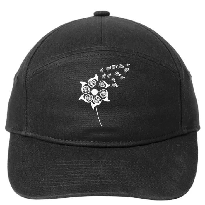 Dandelion French Horn 7-Panel Snapback Hat