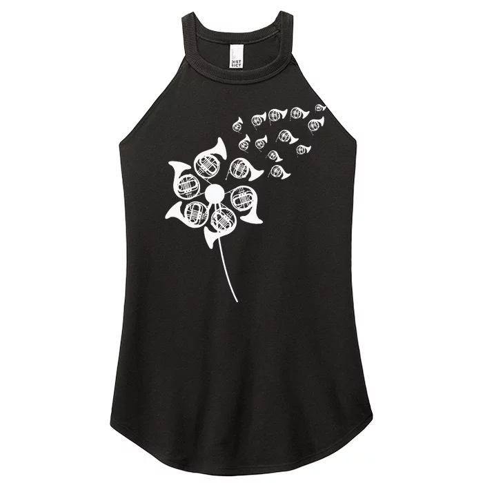 Dandelion French Horn Women’s Perfect Tri Rocker Tank