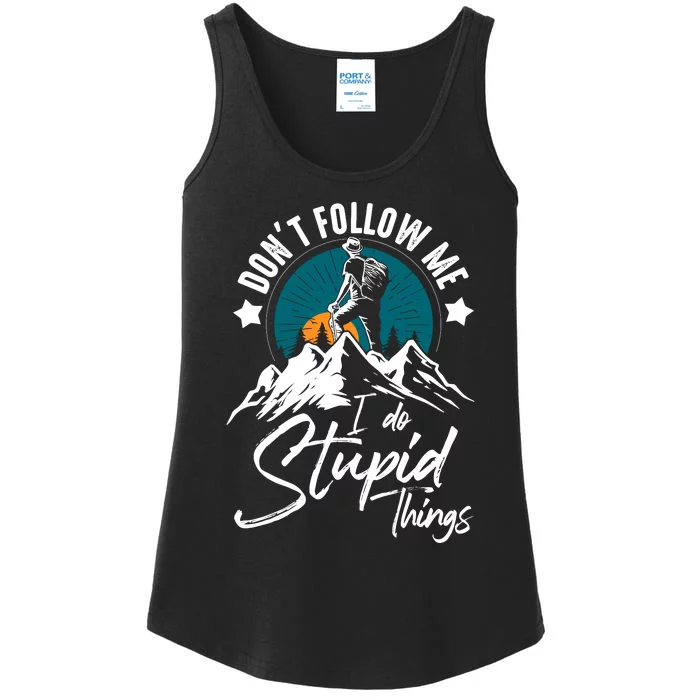 DonT Follow Hiker Climber Hiking Lover Ladies Essential Tank