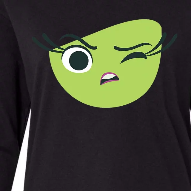 Disgust Face Halloween Costume Womens Cotton Relaxed Long Sleeve T-Shirt