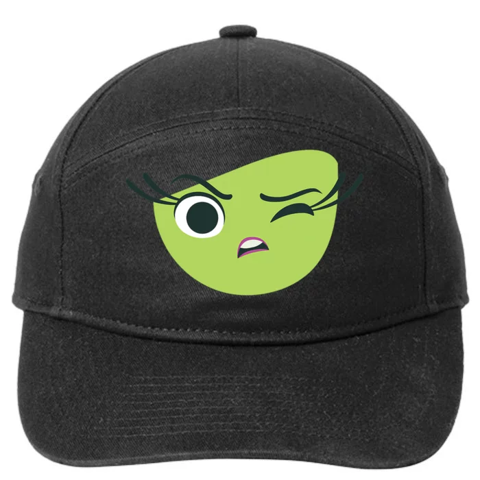 Disgust Face Halloween Costume 7-Panel Snapback Hat