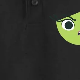 Disgust Face Halloween Costume Dry Zone Grid Performance Polo