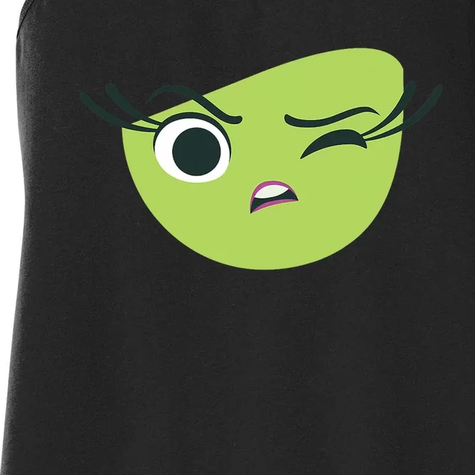 Disgust Face Halloween Costume Women's Racerback Tank