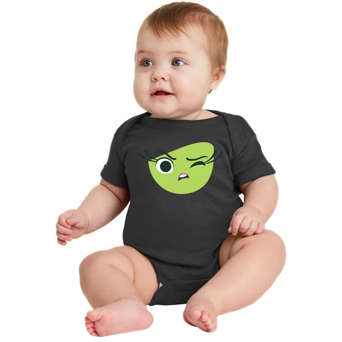 Disgust Face Halloween Costume Baby Bodysuit