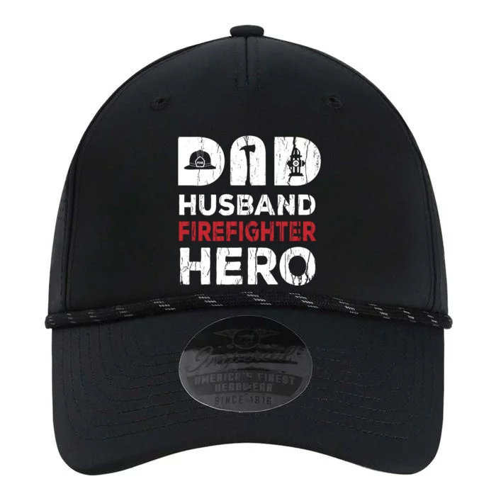 Dad Firefighter Hero Fathers Day Cool Gift Performance The Dyno Cap