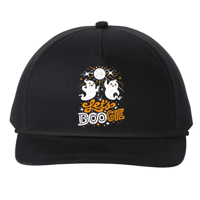 Disco Fever Halloween Ghosts Funny and Cute Boogie 70s Snapback Five-Panel Rope Hat