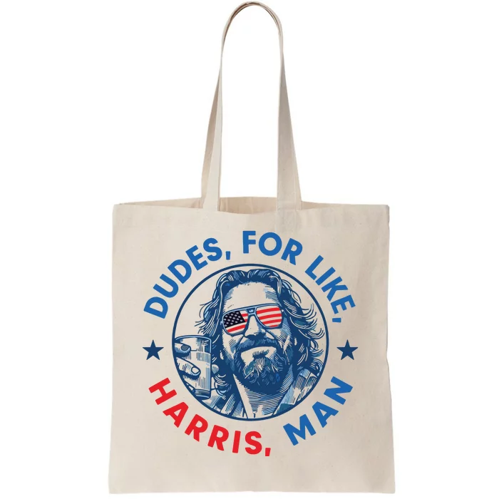 Dudes For Harris Kamala 2024 Madam President Democrat Tote Bag