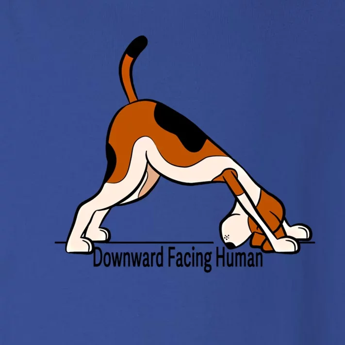 Downward Facing Hu Meaningful Gift Funny Dog Yoga Funny Gift Toddler Long Sleeve Shirt