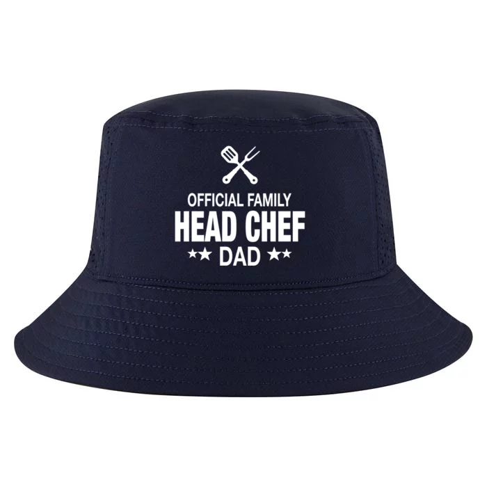 Dad Family Head Chef Funny Cooking Dad Gift Cool Comfort Performance Bucket Hat