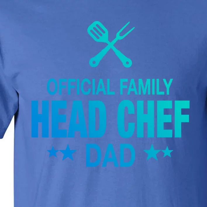 Dad Family Head Chef Funny Cooking Dad Cute Gift Tall T-Shirt