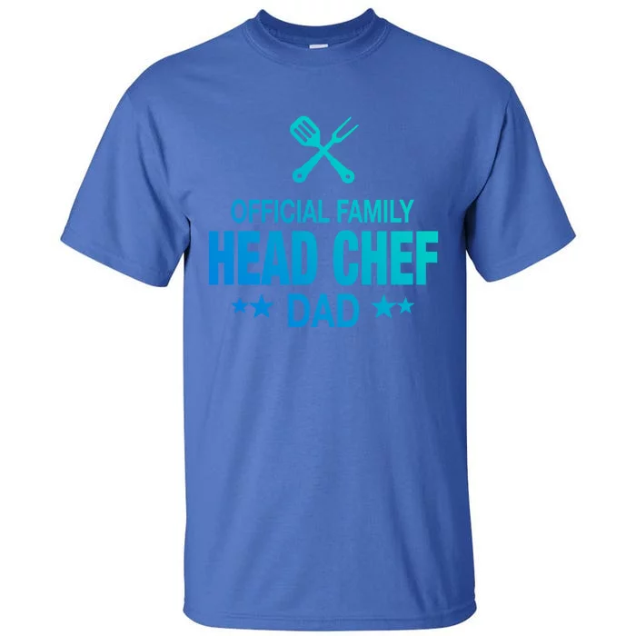 Dad Family Head Chef Funny Cooking Dad Cute Gift Tall T-Shirt