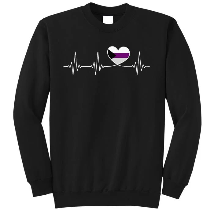 Demisexual Flag Heart For Demisexual Pride Sweatshirt