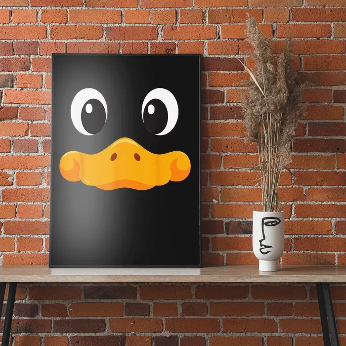 Duck Face Halloween Costume Birthday Idea Cute Funny Gift Poster