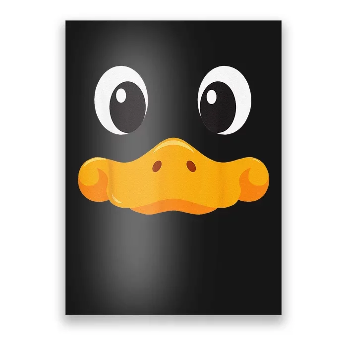 Duck Face Halloween Costume Birthday Idea Cute Funny Gift Poster