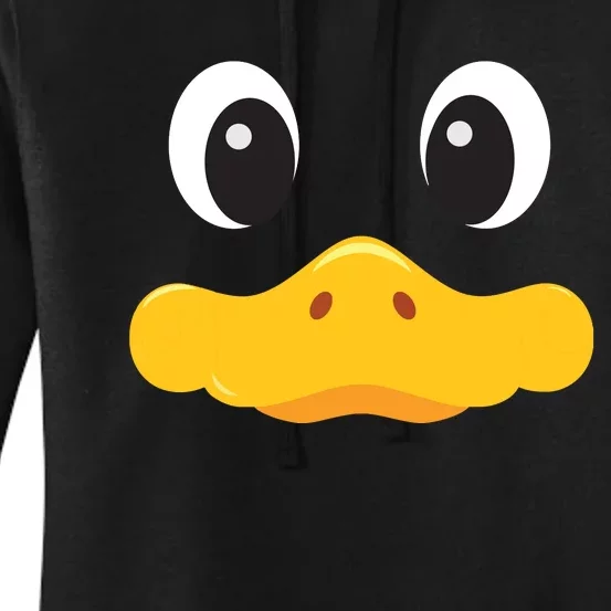 Duck Face Halloween Costume Birthday Idea Cute Funny Women's Pullover Hoodie