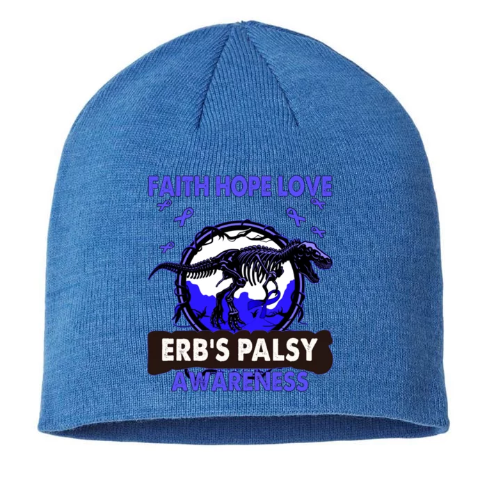 Dinosaur Faith Hope Love Erb's Palsy Awareness Gift 8 1/2in Sustainable Knit Beanie