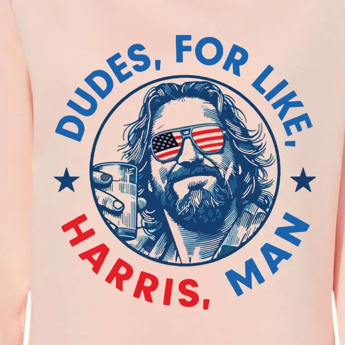 Dudes For Harris Kamala 2024 Madam President Democrat Womens California Wash Sweatshirt