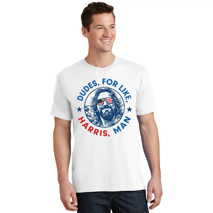 Dudes For Harris Kamala 2024 Madam President Democrat T-Shirt