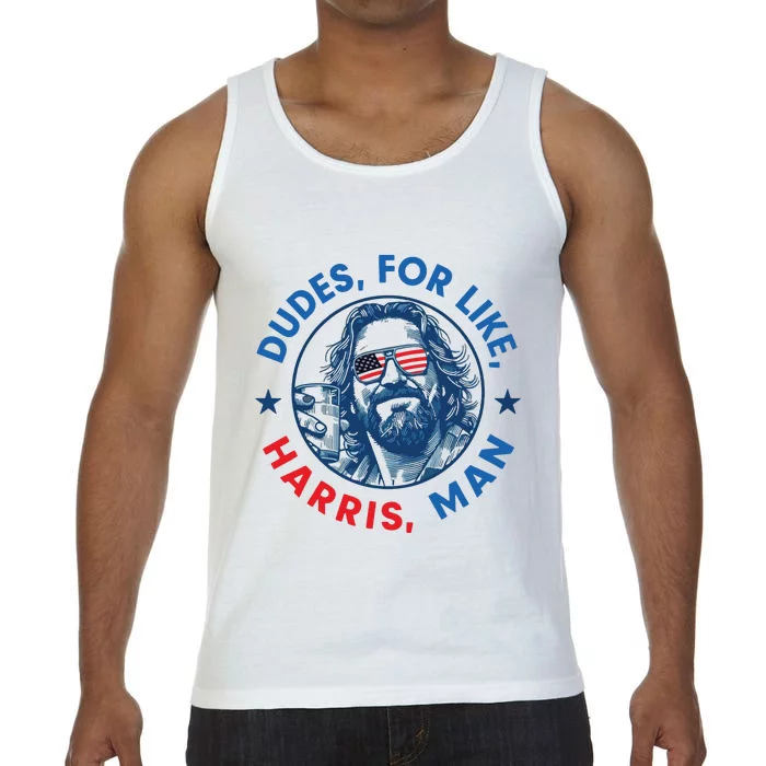 Dudes For Harris Kamala 2024 Madam President Democrat Comfort Colors® Tank Top