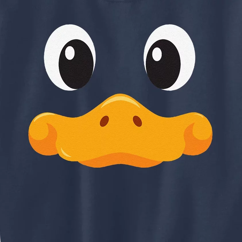 Duck Face Halloween Costume Birthday Idea Cute Funny Kids Sweatshirt