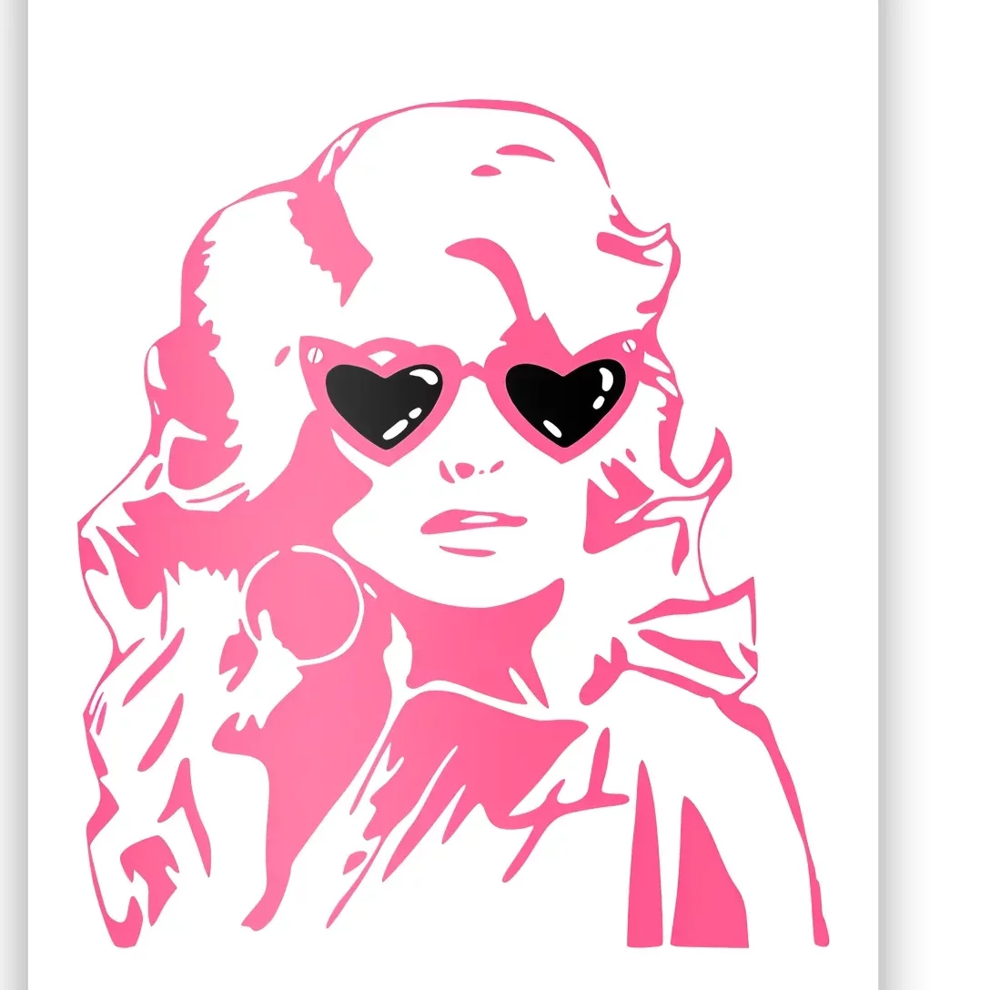 Dolly Face In Sunglasses Dolly Vibes Dolly Fan Lover Poster