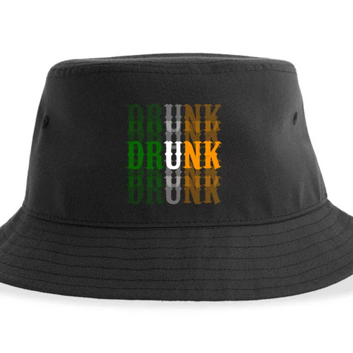 Drunk Funny Irish Drinking Sustainable Bucket Hat