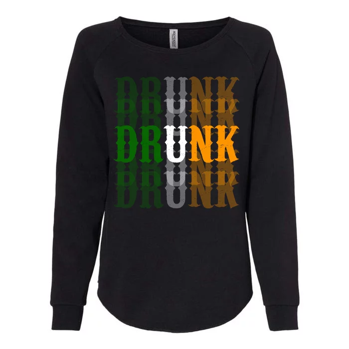 Drunk Funny Irish Drinking Womens California Wash Sweatshirt