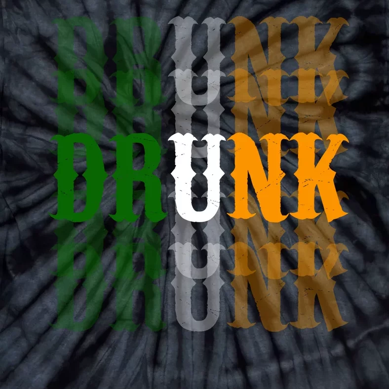 Drunk Funny Irish Drinking Tie-Dye T-Shirt