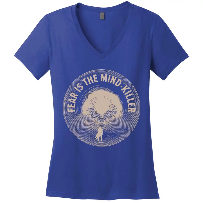 Dune Fear Is The Mind Killer Women's V-Neck T-Shirt