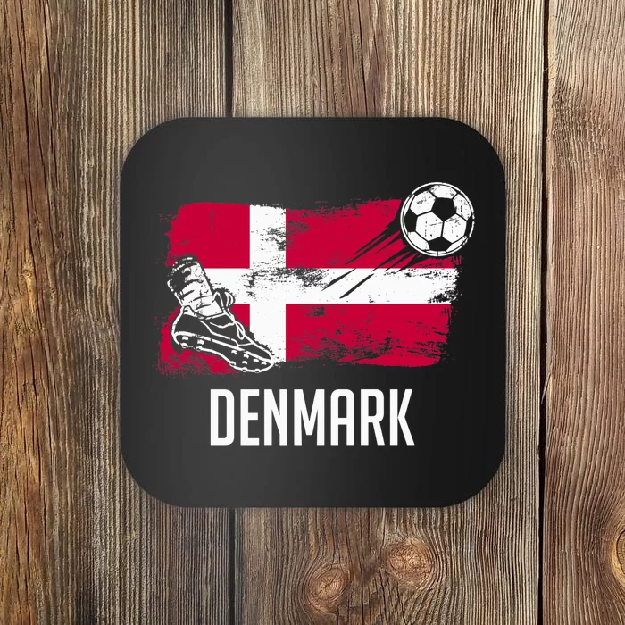 Denmark Flag Jersey Danish Soccer Team Danish Premium Coaster