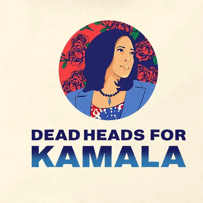 Deadheads For Kamala Zip Tote Bag