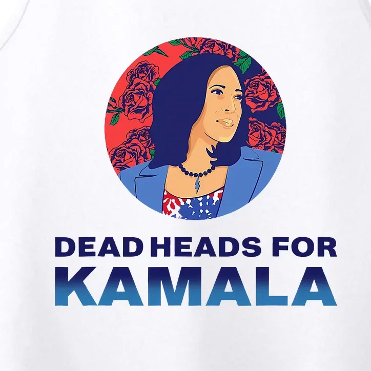 Deadheads For Kamala Performance Tank