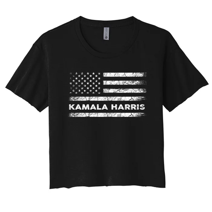 Democrats For Kamala Harris 2024 Women's Crop Top Tee