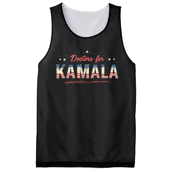 Doctors For Kamala Patriotic American Tim Walz Kamala Harris Mesh Reversible Basketball Jersey Tank