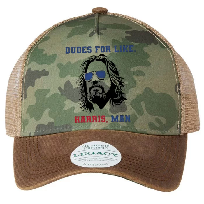 Dudes For Like Harris White Dudes For Harris Legacy Tie Dye Trucker Hat