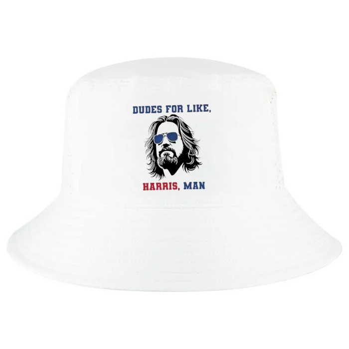 Dudes For Like Harris White Dudes For Harris Cool Comfort Performance Bucket Hat